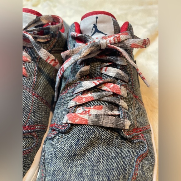 Rare 2007 retro, low denim air, Jordans size 10 - Picture 5 of 12